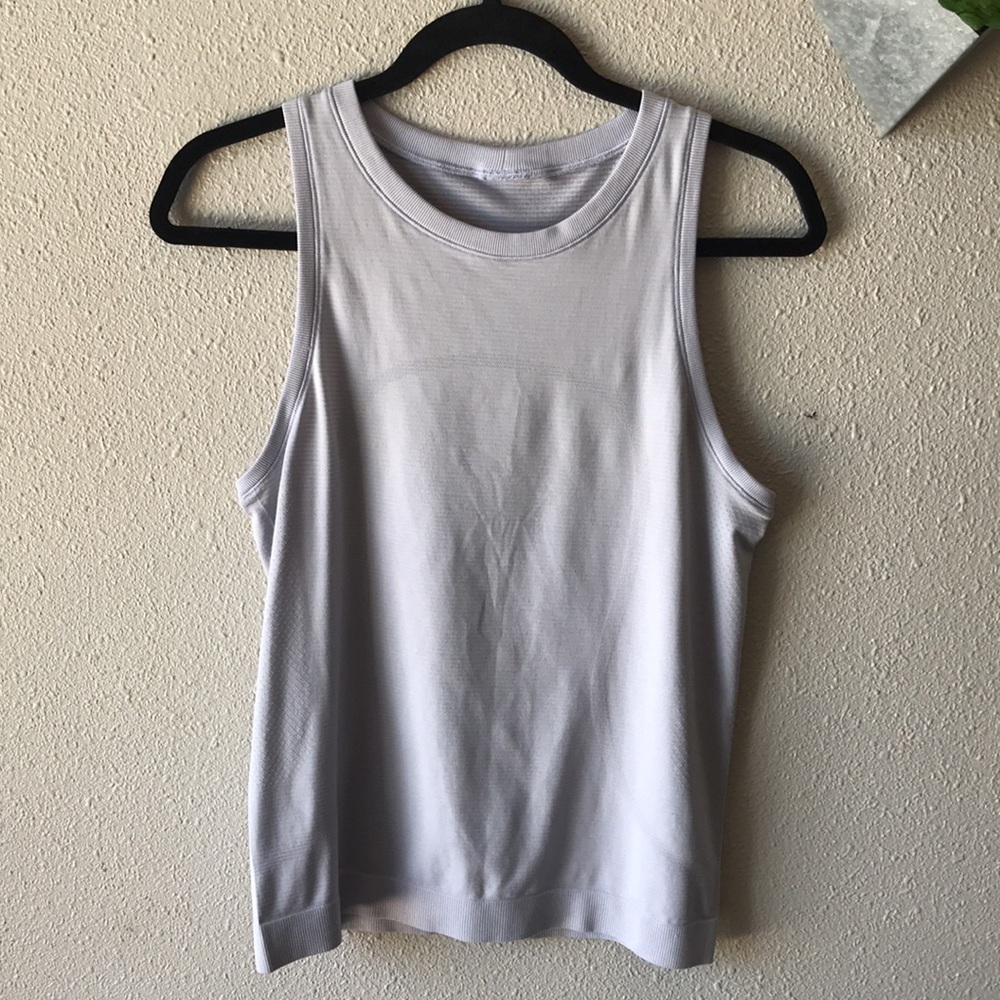 Lululemon Swiftly Breathe Muscle Tank Serene Blue